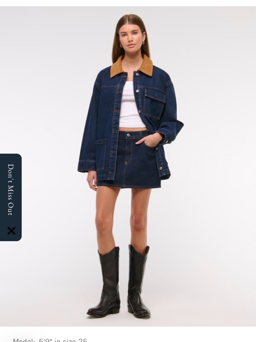 Women’s Jean skirt Abercrombie - Picture 5 of 6